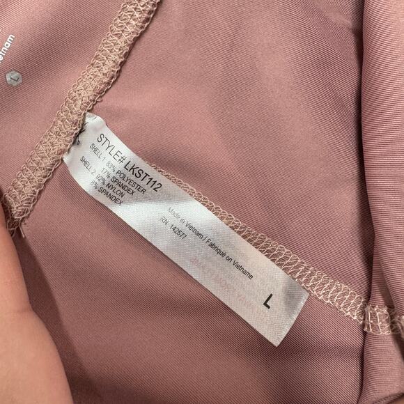 La Kottee Short Womens Large Pink Biker Athletic Side Pocket - Picture 4 of 7